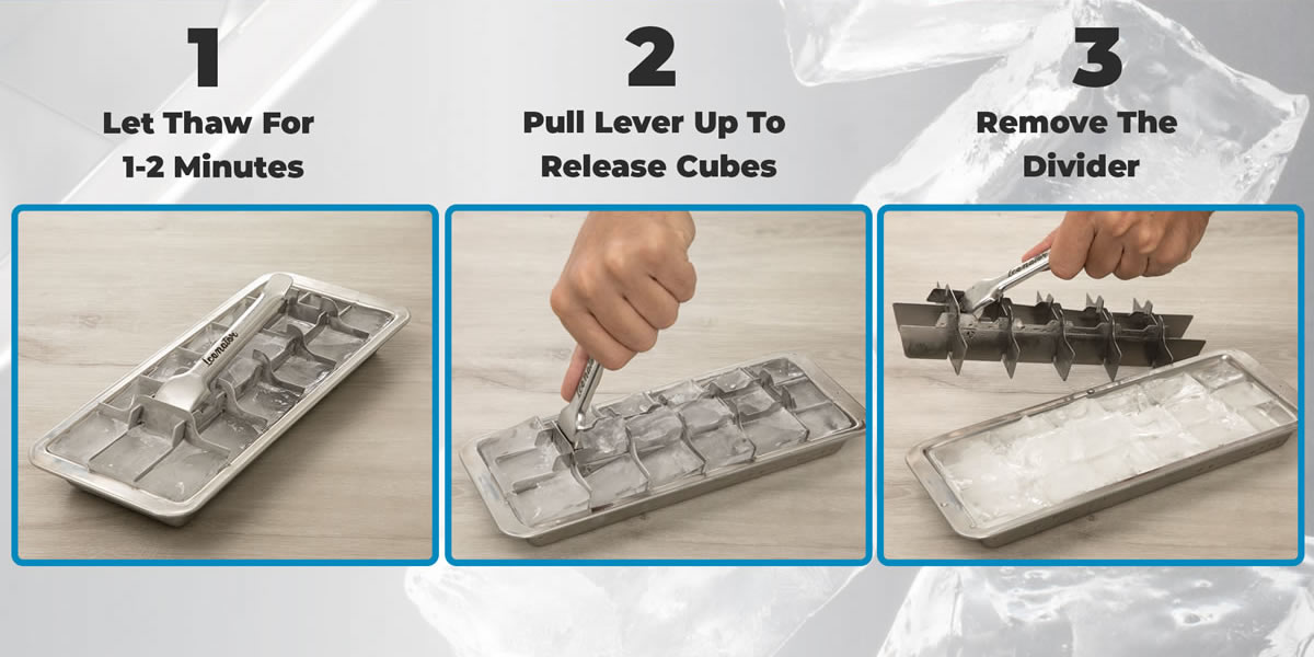 Aluminum Ice Cube Tray